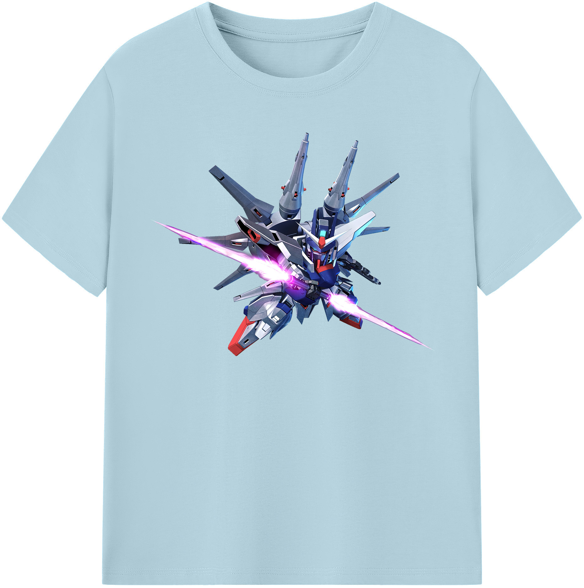 （画像用） 機動戦士ガンダム Mobile Suit Gundam 綿100％半袖Tシャツ（フロントプリント）
